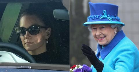 kate middleton wears queen elizabeth earrings