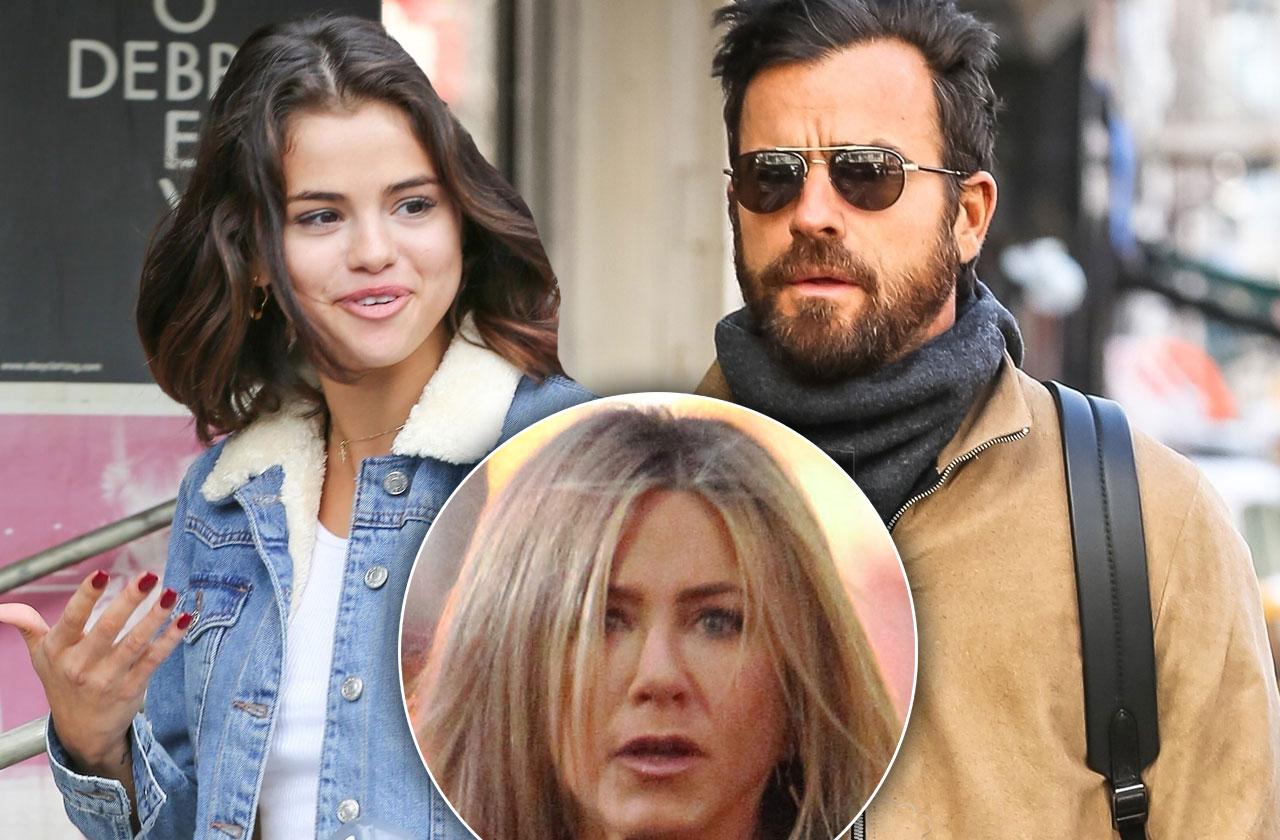 Justin Theroux & Selena Gomez Secret Texting After Jennifer Aniston Divorce