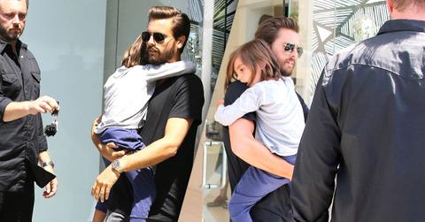 //Scott Disick Takes Mason pp