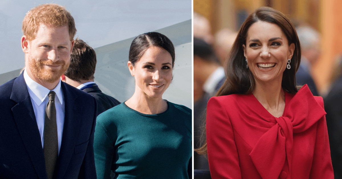 prince harry and meghan markle send well wishes to kate middleton