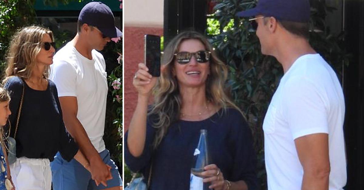 Tom Brady & Gisele Bündchen All Loved-Up In Italy Before Marital