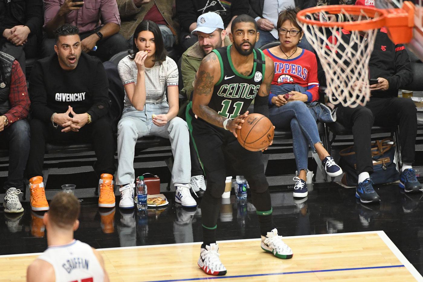 Kendall Jenner Watches Boyfriend Blake Griffin