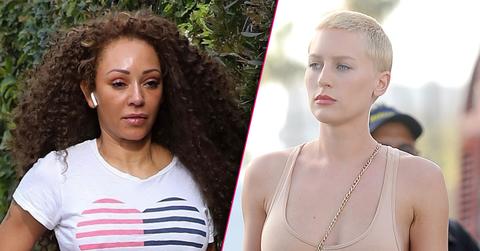 //mel b former nanny lorraine gilles see through top pp