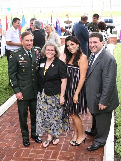 General David Petraeus Kisses Jill Kelley