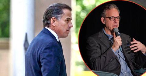 A photo of Hunter Biden alongside a photo of Jake Tapper