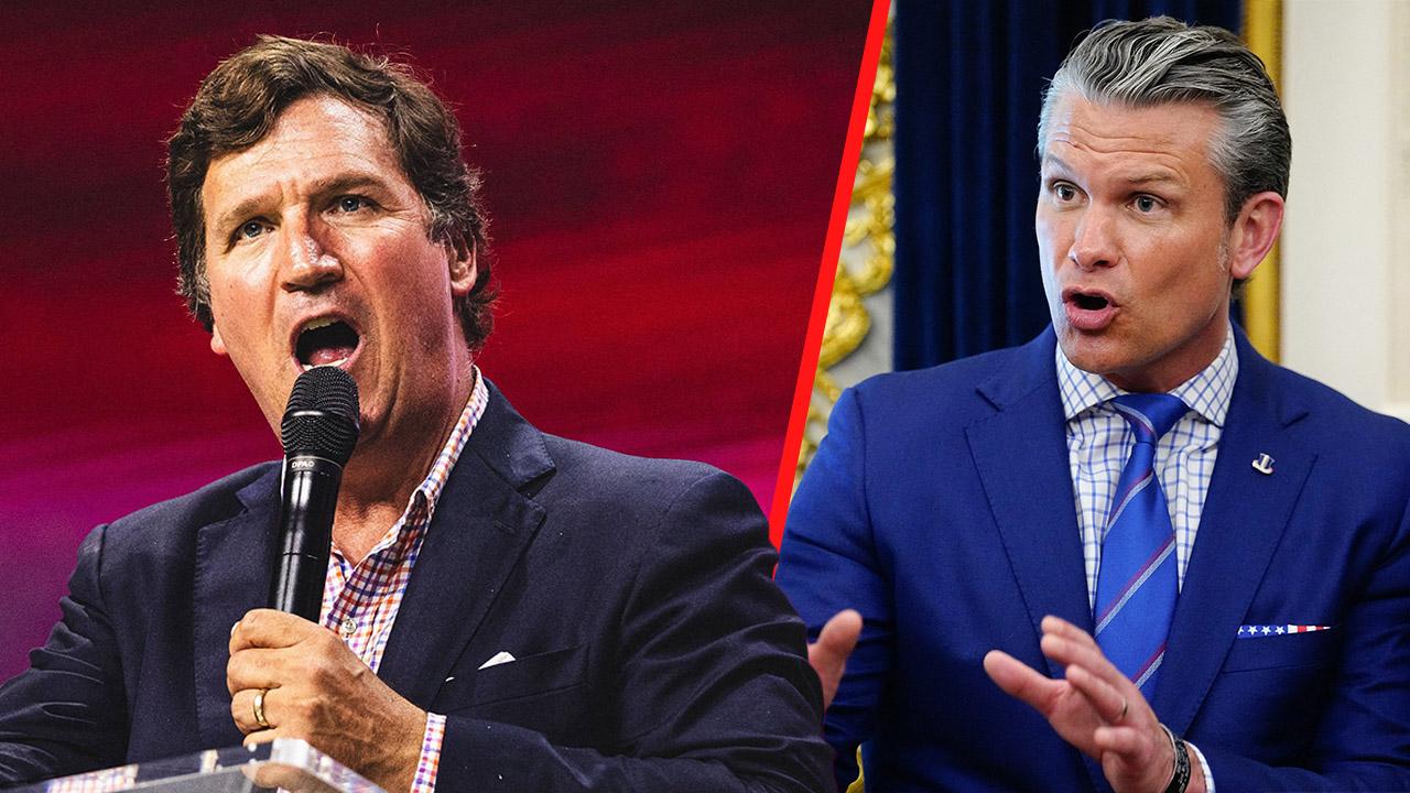Photo of Tucker Carlson, Pete Hegseth