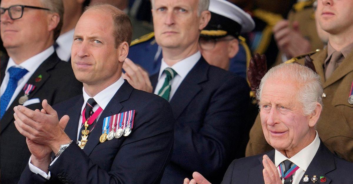 Photo of Prince William and King Charles