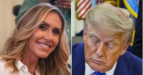 picture of lara trump and donald trump
