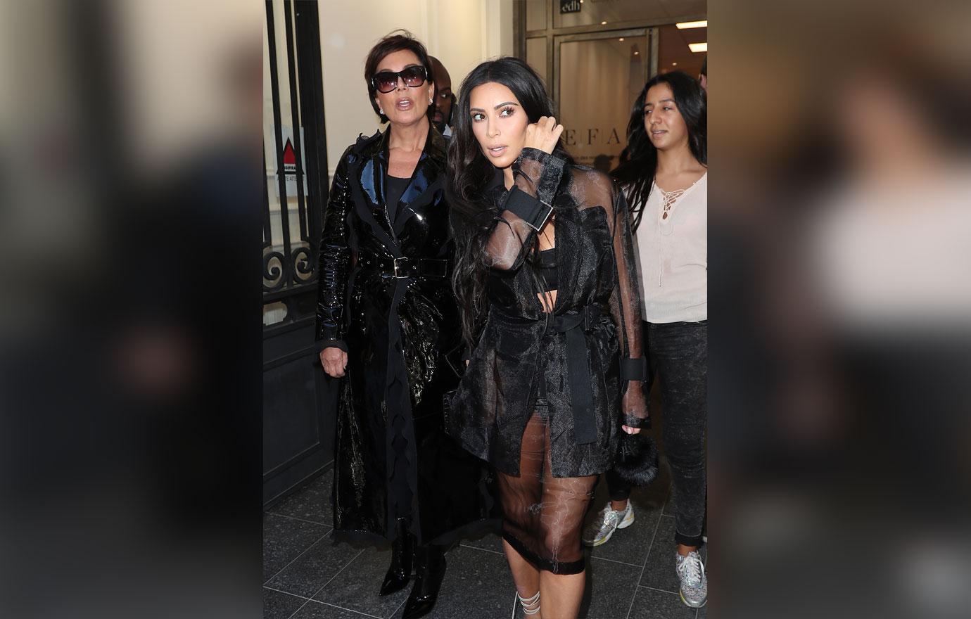 //kuwtk kim kardashian paris robbery fake kris jenner