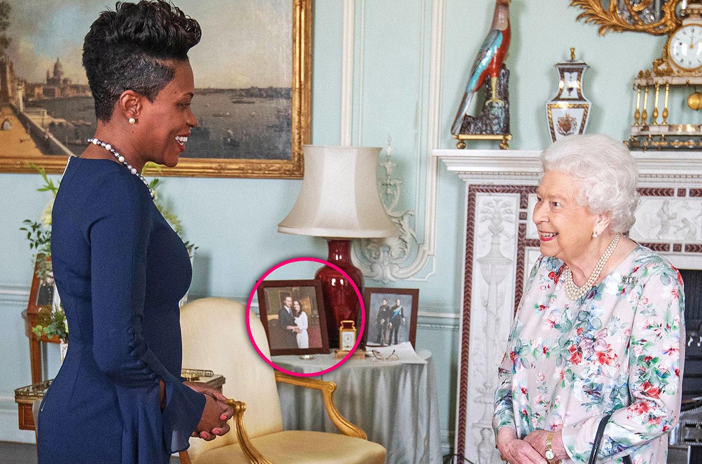 High Commissioner for Grenada, Lakisha Grant And Queen Elizabeth II Audience Buckingham Palace