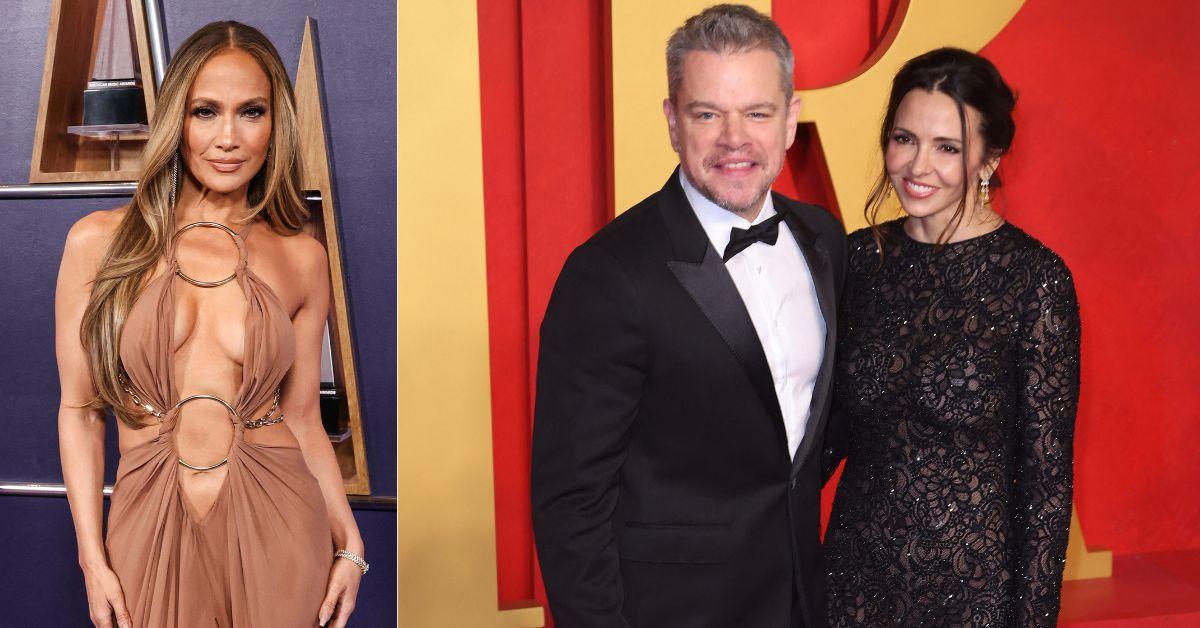 Luciana Barroso is reportedly upset over Jennifer Lopez's overly familiar behavior with Matt Damon.