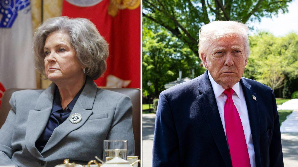 Photo of Donald Trump and Susie Wiles