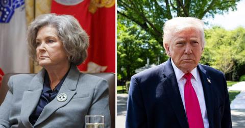 Photo of Donald Trump and Susie Wiles