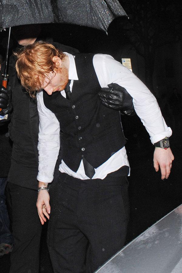 Ed Sheeran Drunk At Brit Awards