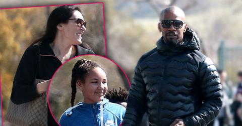 Does Katie Know? Jamie Foxx Plays Family Man On Visit With Ex-Girlfriend And Daughter