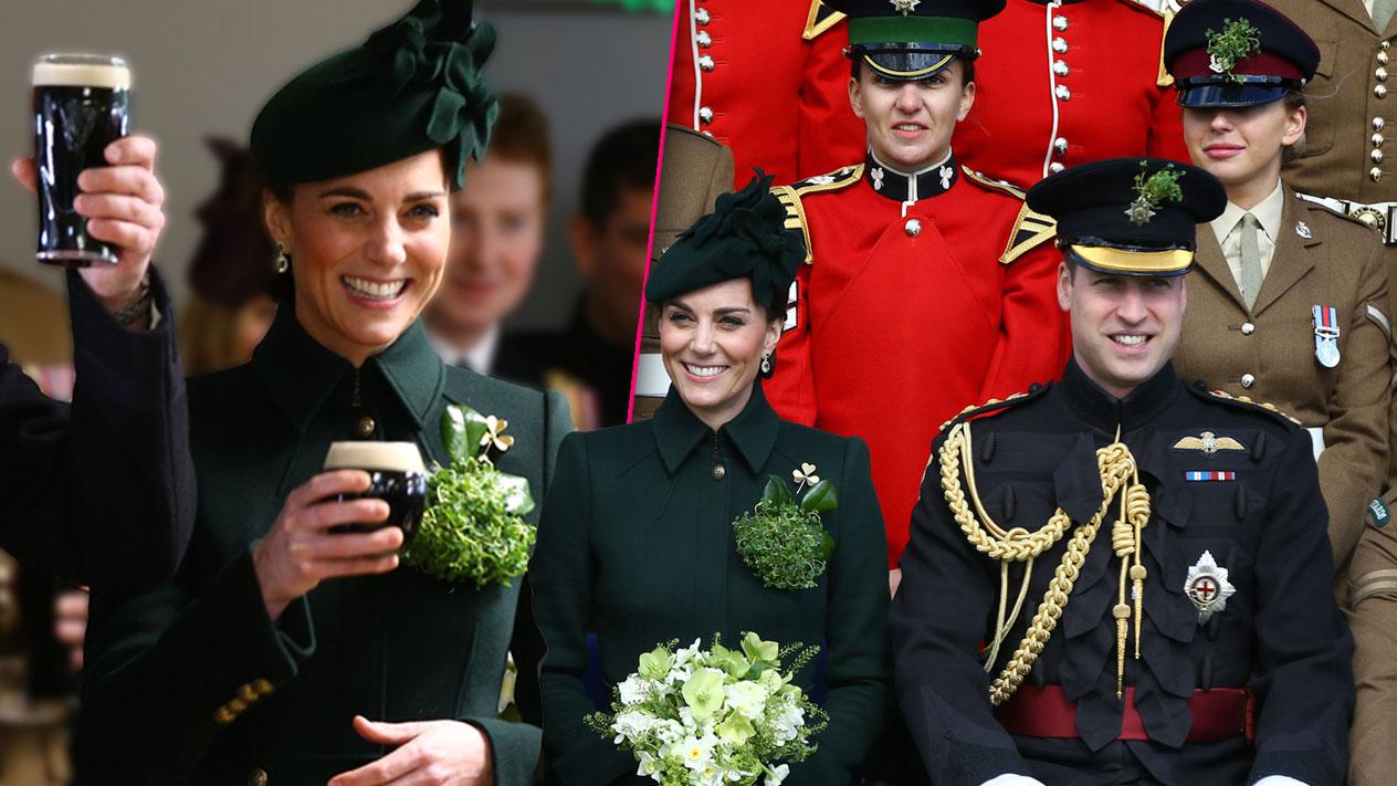 Kate Middleton & Prince William Drink Beer On St. Patrick's Day