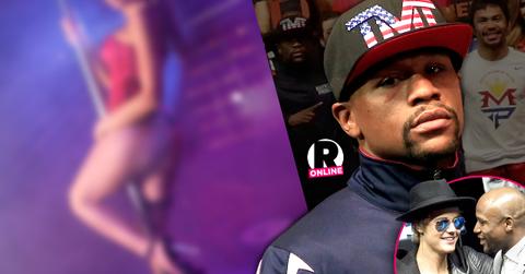 Mayweather Pacquiao Fight After-Party Floyd Manny Justin Bieber Las Vegas