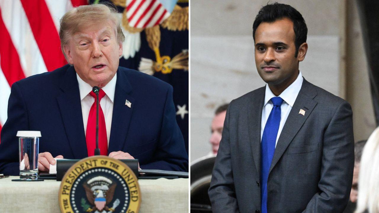 Donald Trump Defends Vivek Ramaswamy’s Controversial Ohio Campaign Ad