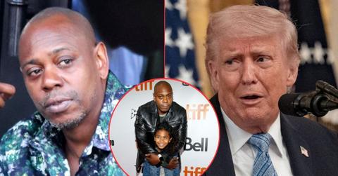 Photo of Dave Chappelle and Donald Trump
