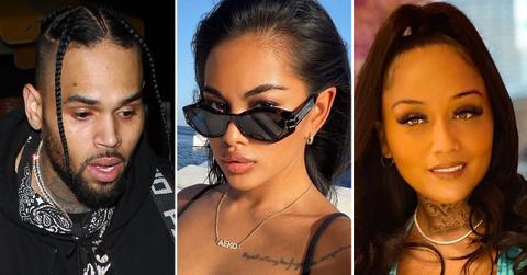 chris brown baby mamas ammika harris nia guzman instagram third child diamond brown