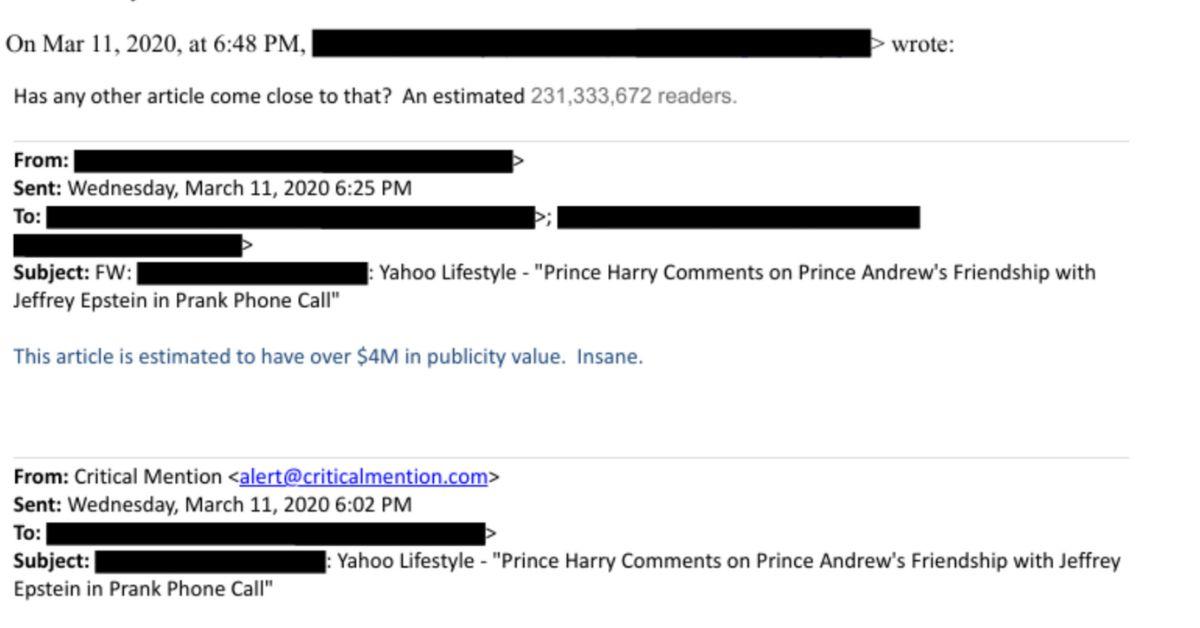 Photo of Prince Harry Meghan Markle Epstein Files