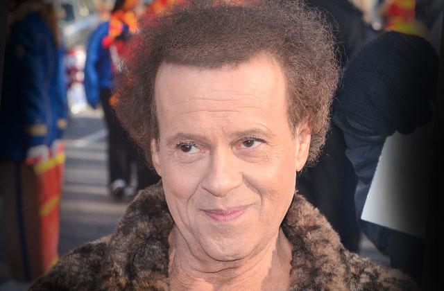 //richard simmons hospitalized dehydration home feeling great