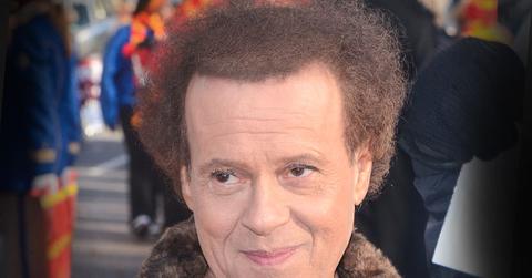 //richard simmons hospitalized dehydration home feeling great