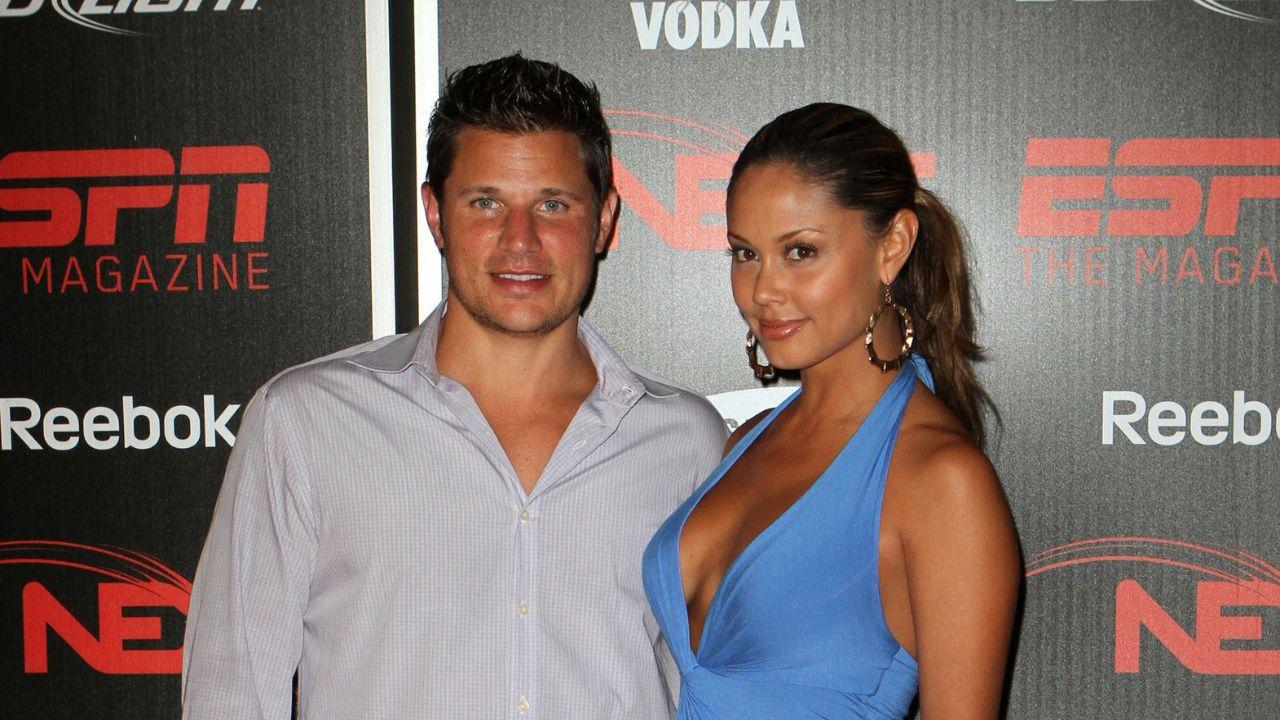 Nick and Vanessa Lachey listed their Tarzana mansion for $8.1 million as they prepared to leave Los Angeles again.