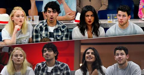 US Open Celebrities Priyanka Chopra Nick Jonas