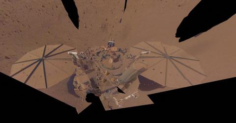 A NASA Mars image sparks a wild claim that an alien weapon was discovered on the Red Planet.