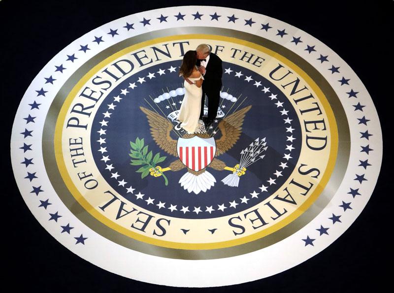 President Donald Trump Melania Inaugural Balls Pics