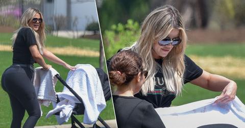//khloe kardashian daughter true first photos pp