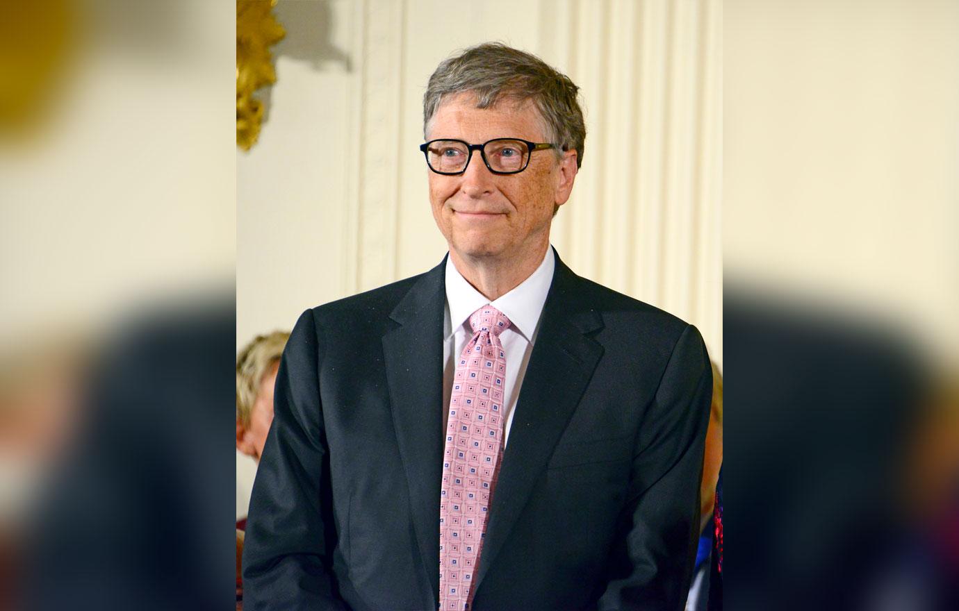 bill gates arrives manhattan helicopter stepmother ahead  million over the top wedding