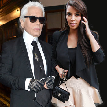Karl Lagerfeld On Kim Kardashian Wearing Chanel, 'I'm Not There As