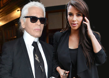 //kim k karl lagerfeld wenn splash