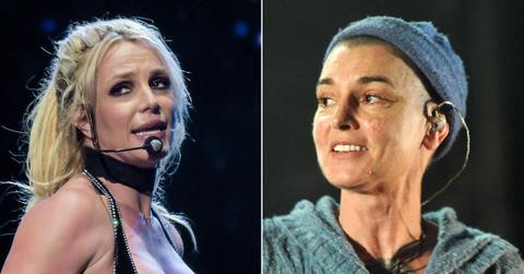 Composite photo of Britney Spears, Sinéad O'Connor