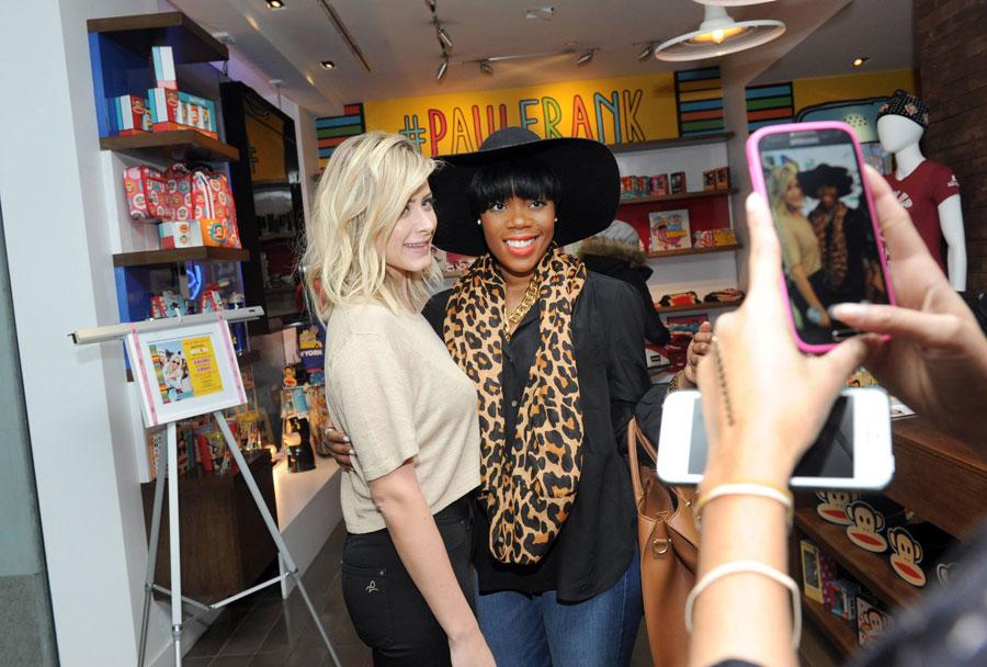 //lo bosworth stopped by the paul frank pop up shop at the paramount hotel in new york city