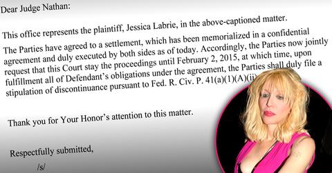 //courtney love settles legal battle former assistant pp sl