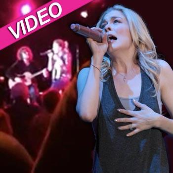 //leann rimes breaks down whitney houston tribute