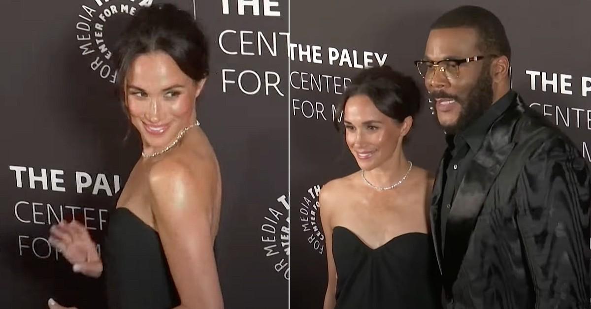 meghan markle red carpet alone tyler perry after prince harry break up rumors pp