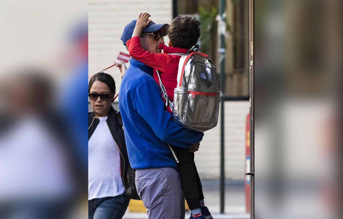 //Anthony Weiner with son before prison