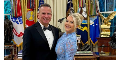 Photo of Karoline Leavitt and Nicholas Riccio