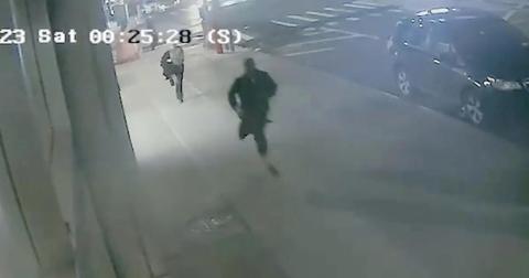 cctv footage shows jonathan majors being chased by grace after alleged attack