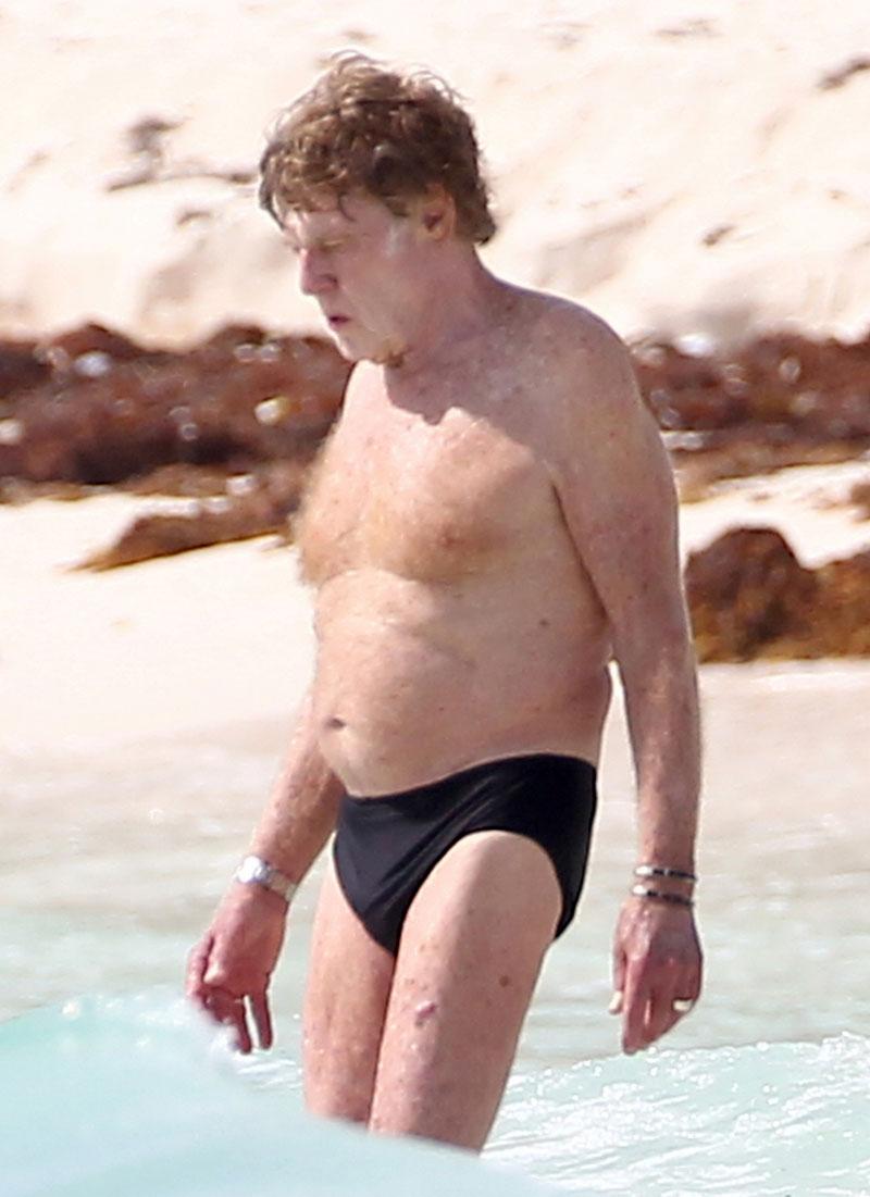 Robert Redford Speedo Wife Sibyl Szaggars Mexico Beach Pics