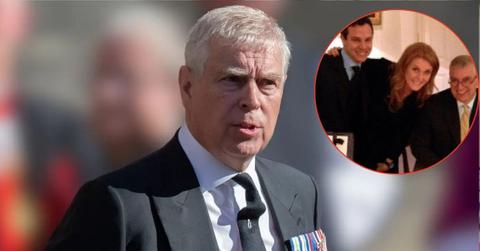 Photo of Andrew Windsor, Sarah Ferguson and David Stern