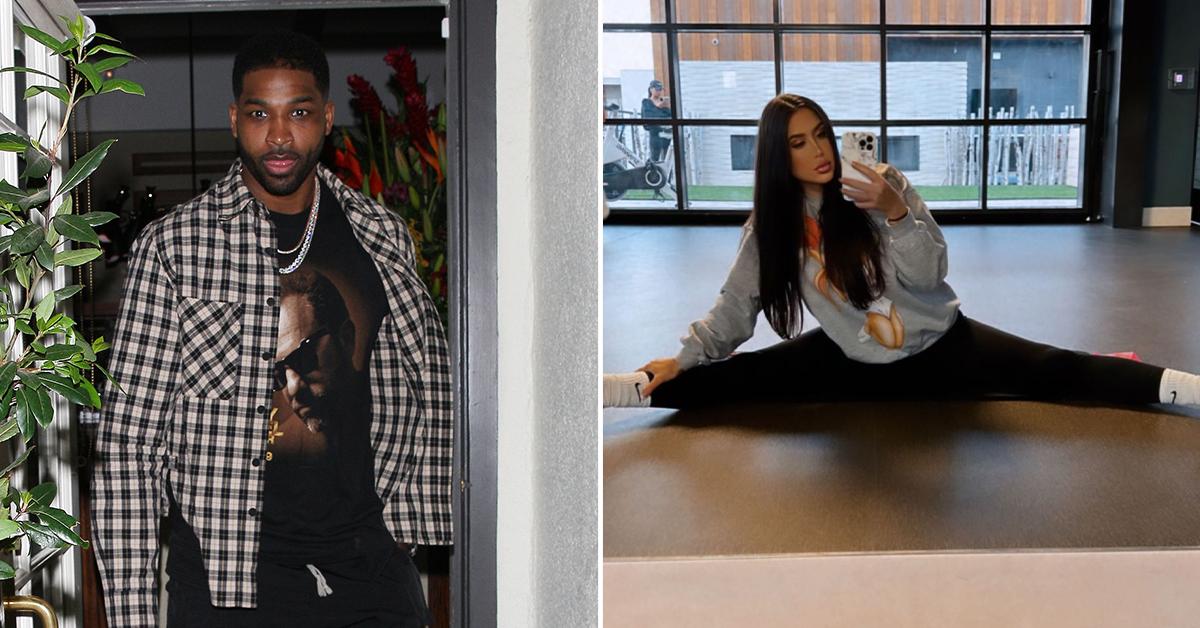 Tristan Thompson's baby mama Maralee Nichols shows off cleavage in bra as  he 'SNUBS their son & won't pay child support