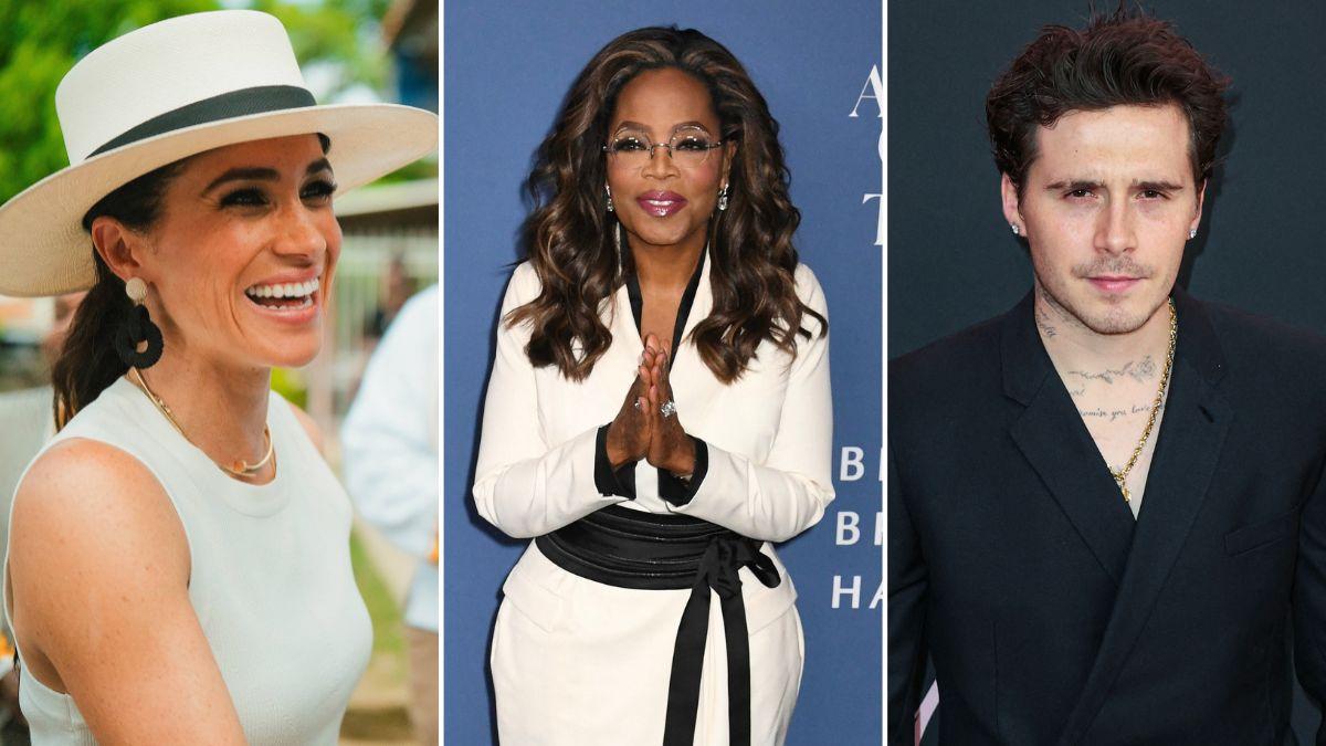 Split photos of Meghan Markle, Oprah Winfrey and Brooklyn Beckham