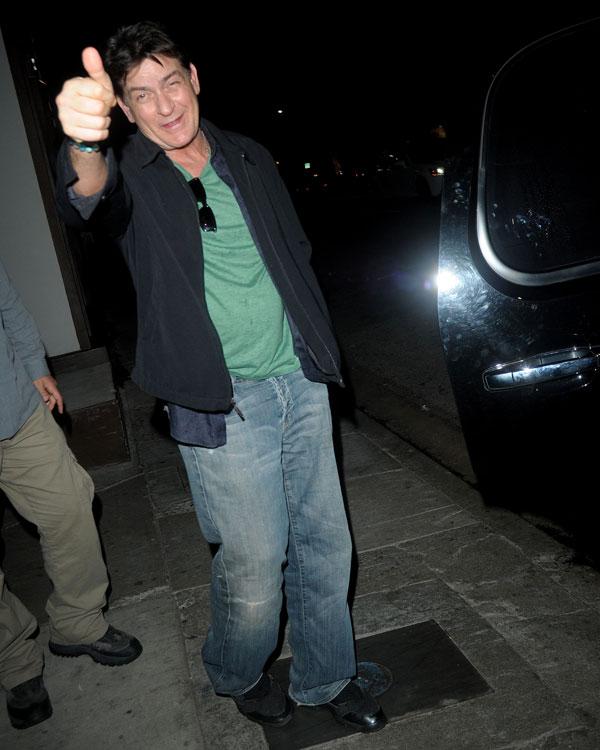 Charlie Sheen & Denise Richards Out In LA