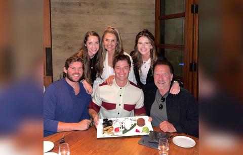 arnold schwarzenegger maria shriver patrick birthday dinner photos divorce housekeeper love child