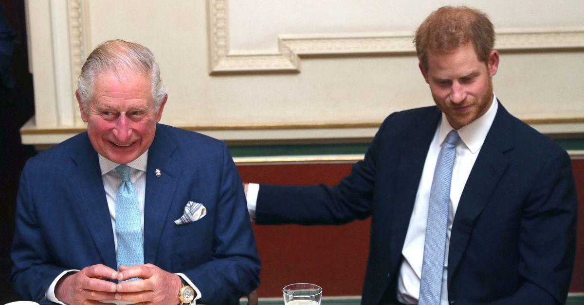 Photo of Prince Harry and King Charles